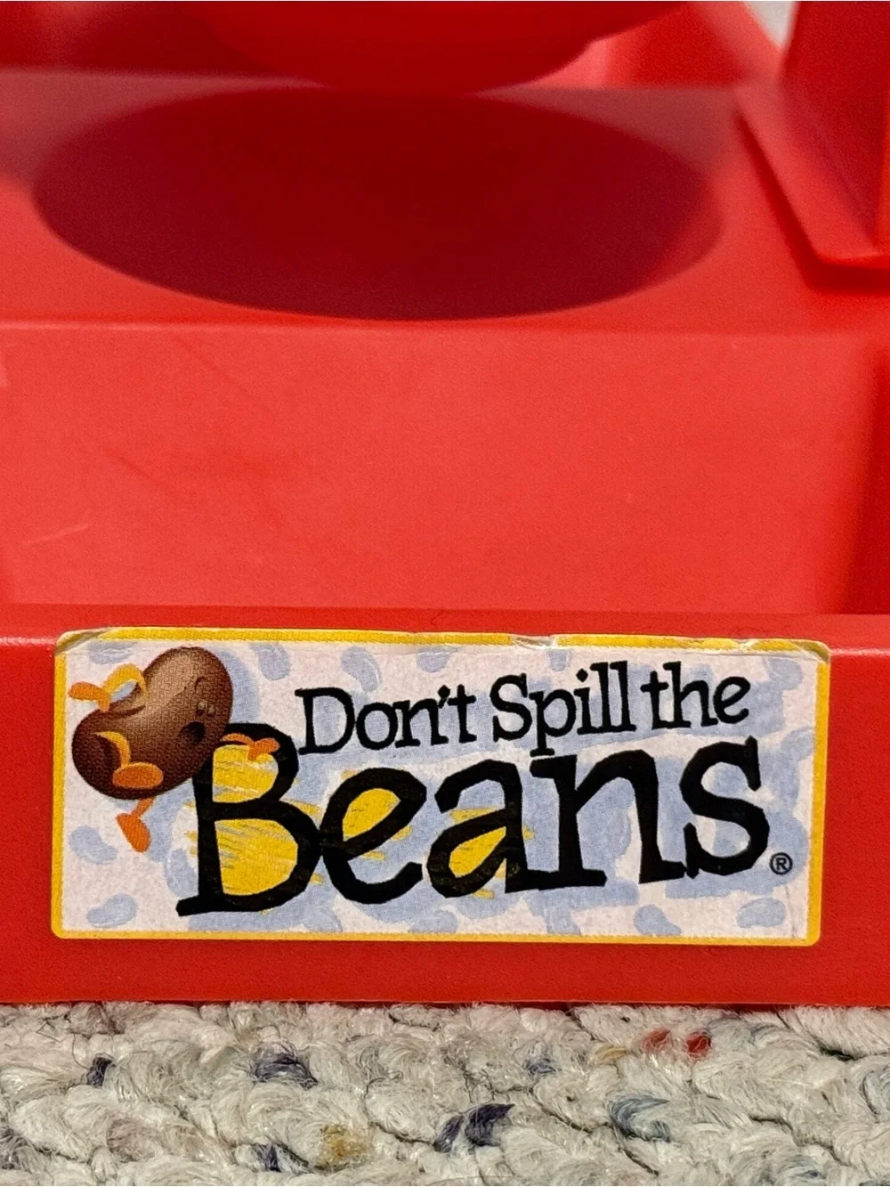 Milton Bradley Don't Spill the Beans Children's Game 1999 Complete In Box